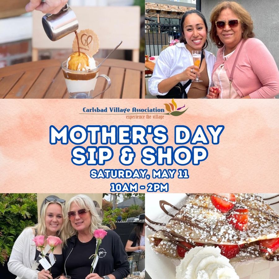 Last Call for Sip & Shop Extravaganza Tickets in Carlsbad Village
