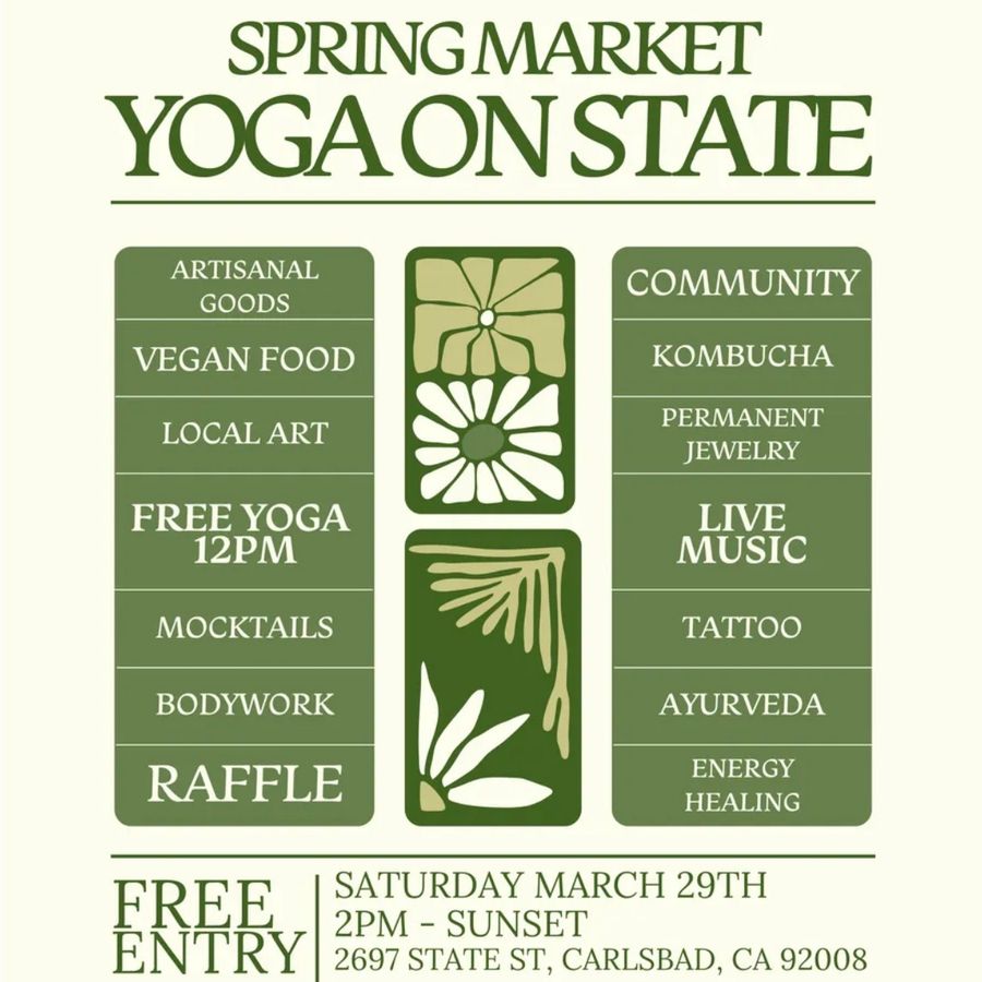 Yoga on State Spring Market: Free Yoga, Live Music & More