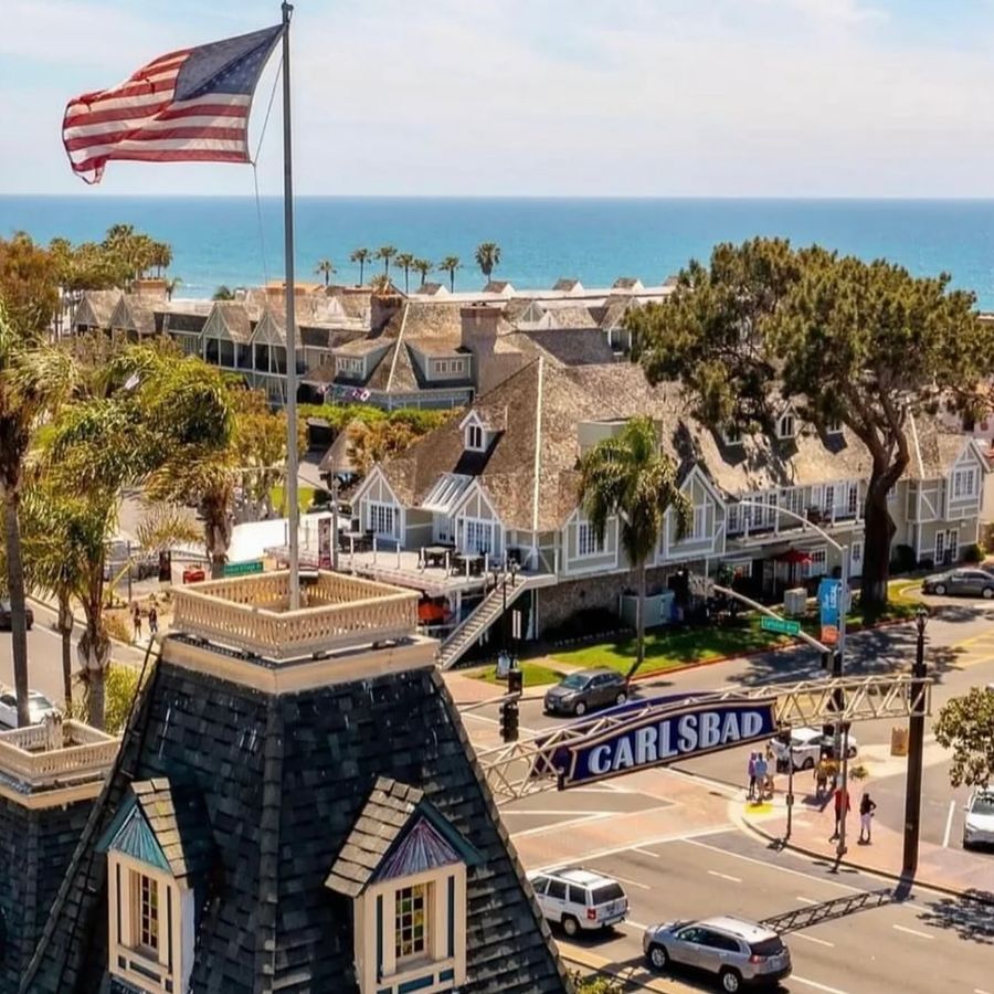 Red, White & Blue Skies: 4th of July by the Beach in Carlsbad Village