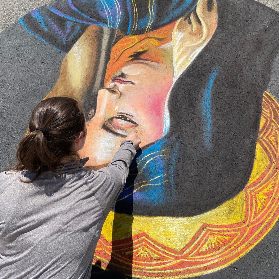 Chalk Art Returns to 27th Annual Art in the Village With Talented Local Artists