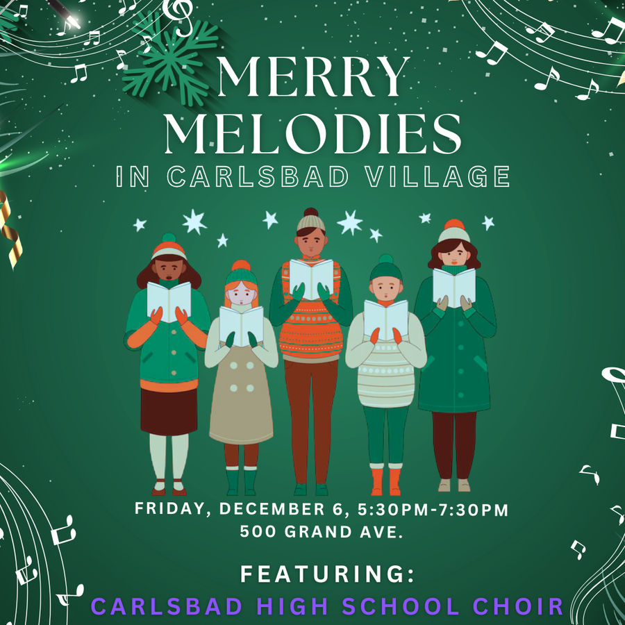Carols, Cocoa, and Cheer This Friday Night in Carlsbad Village!